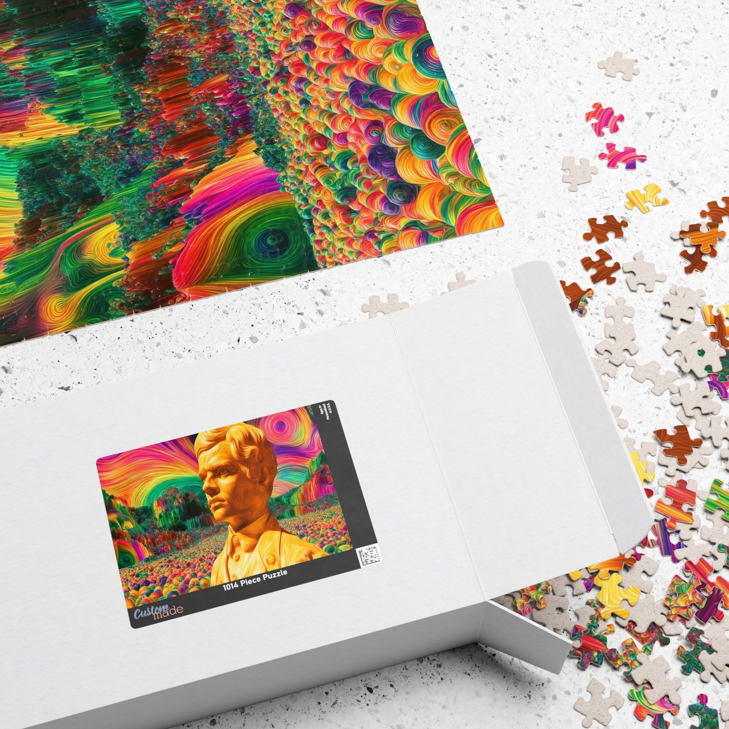 I'm on the wrong floor again, Digital Dreamscape Portrait (Jigsaw Puzzle)