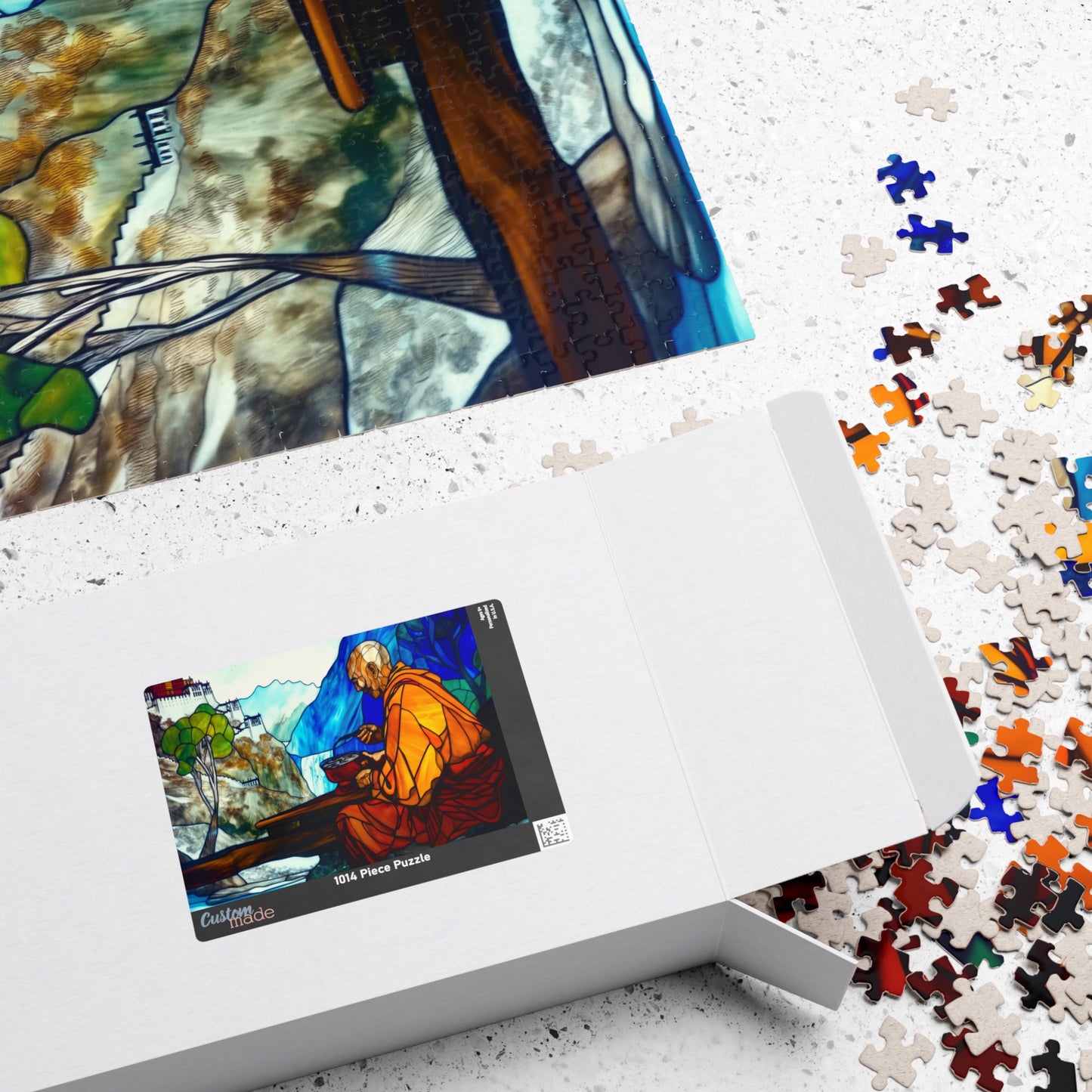 Meditative Offering, A Monk's Day (Jigsaw Puzzle)