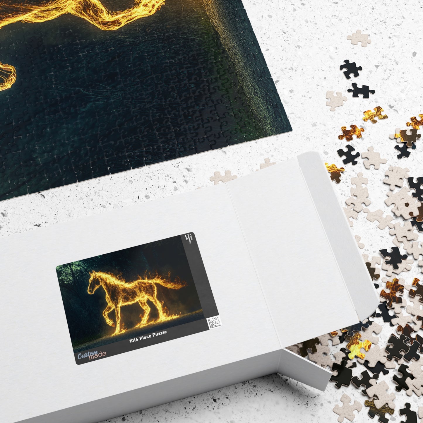 Nightmare, Horse on Fire (Jigsaw Puzzle)