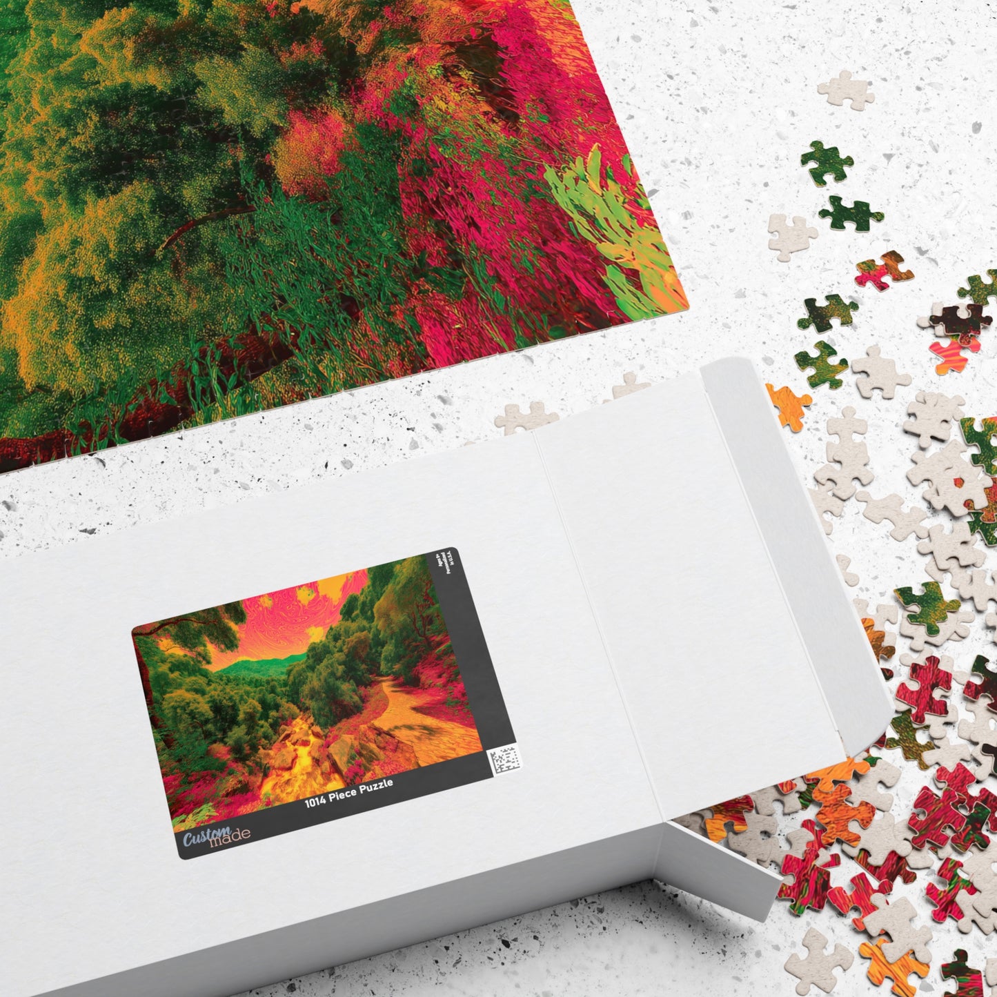 Chromatic Wilderness, Psychedelic Forest Dream (Jigsaw Puzzle)