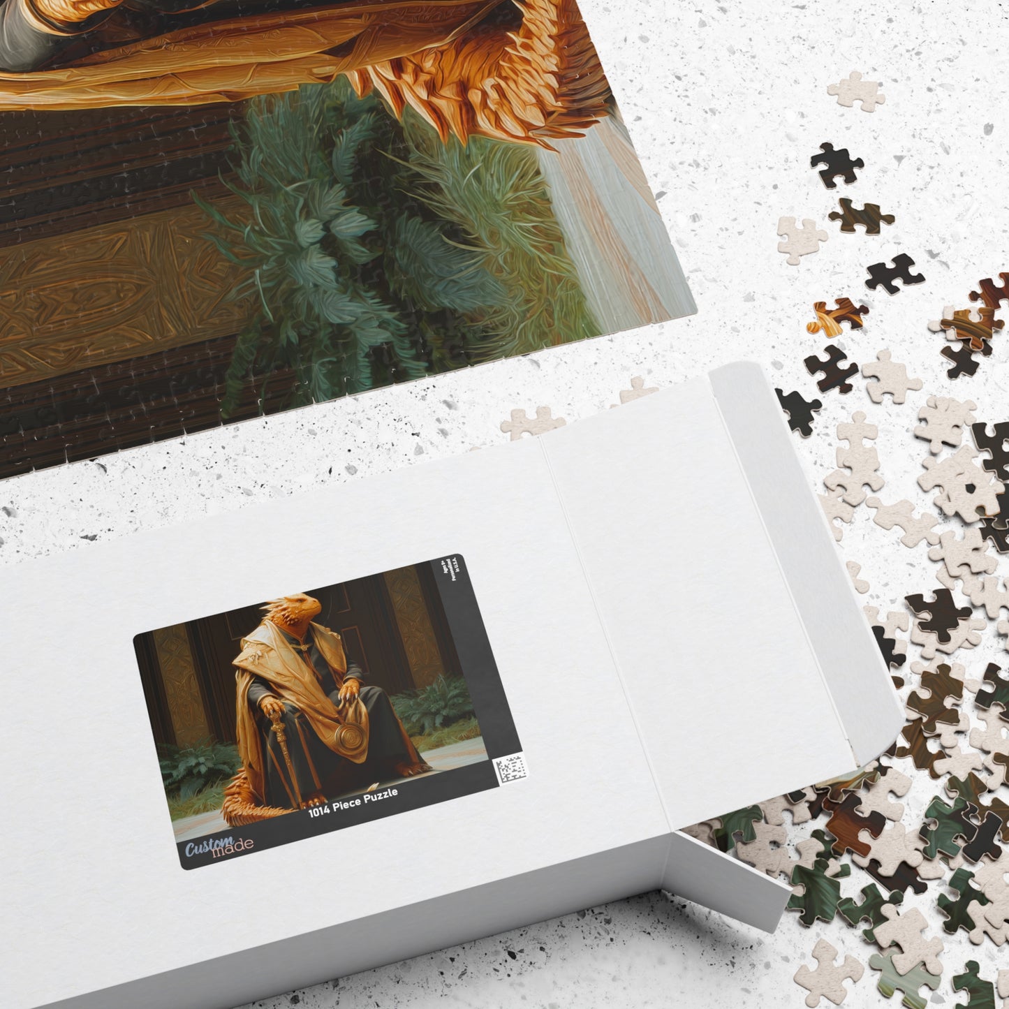 Ornate Oracle, Golden Knowledge (Jigsaw Puzzle)