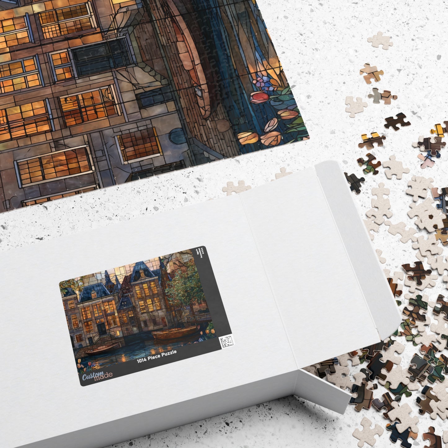 Canal at Dusk, Dutch Dreams (Jigsaw Puzzle)