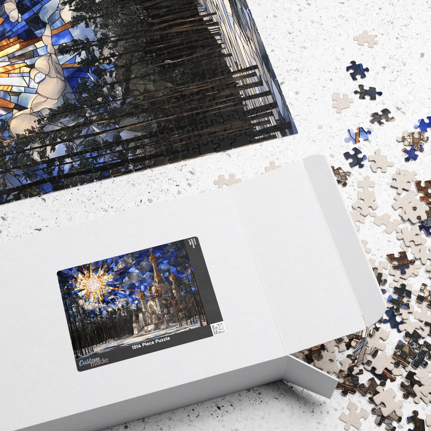 Silent Temple of the North, Frostbound Glory (Jigsaw Puzzle)