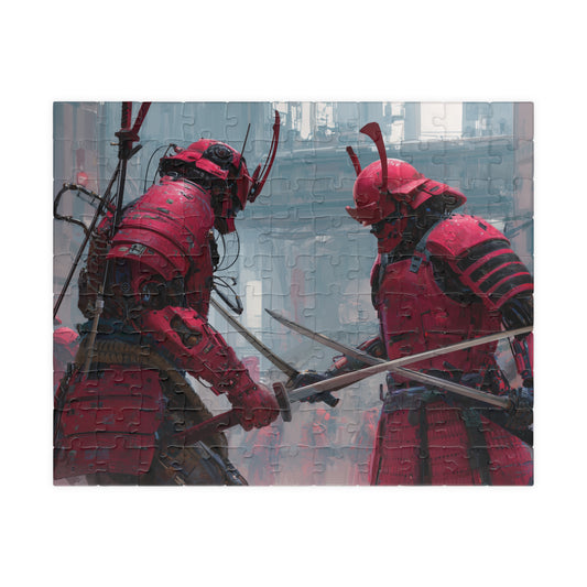 CyberShogun Showdown, Robotic Swordfight (Jigsaw Puzzle)