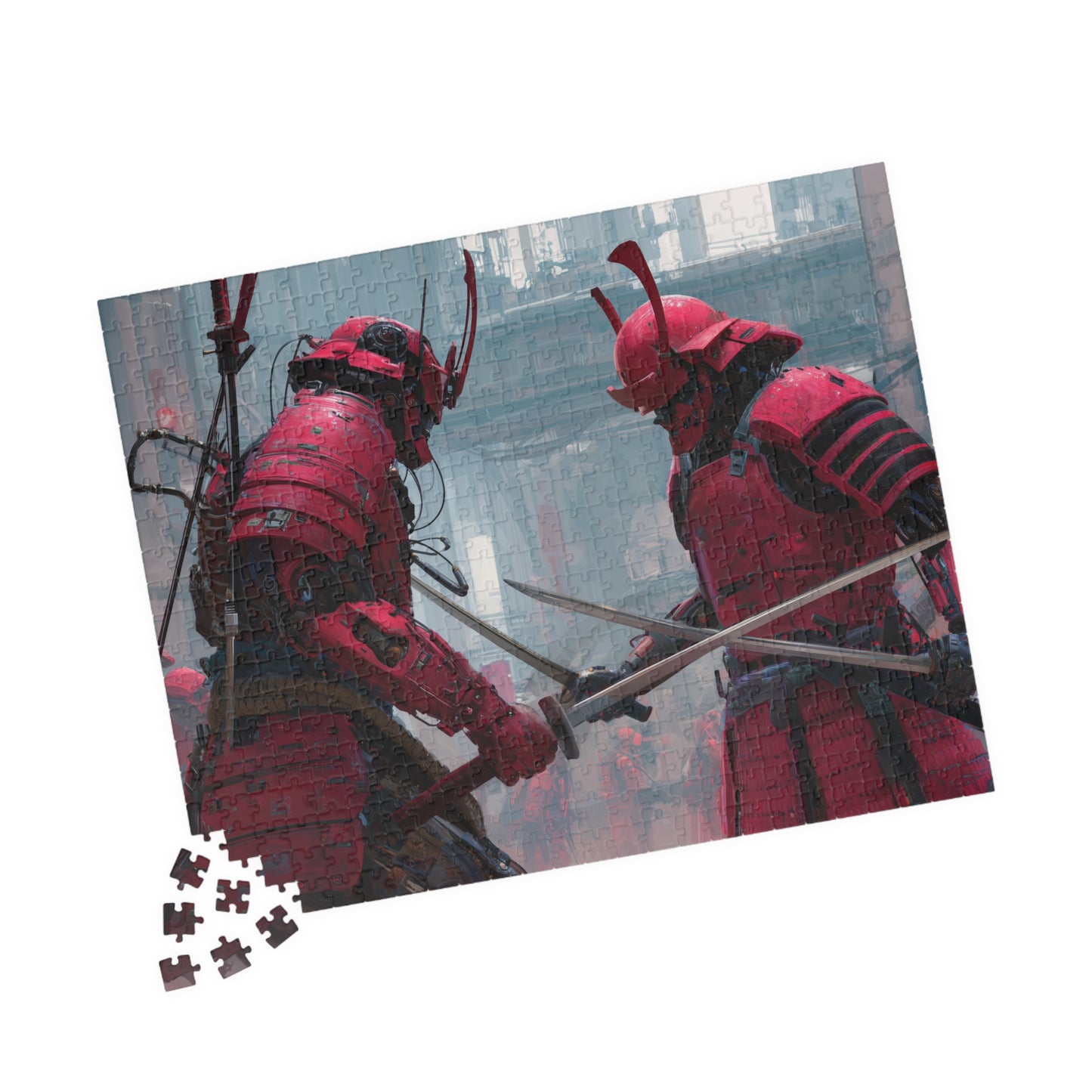 CyberShogun Showdown, Robotic Swordfight (Jigsaw Puzzle)