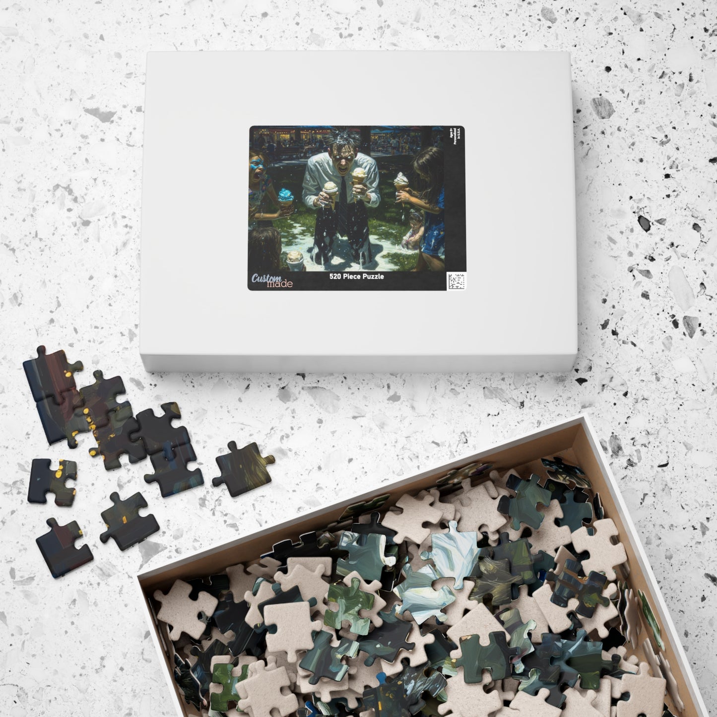 Frozen Delight Fanatic, The Man Who Could Not Stop (Jigsaw Puzzle)