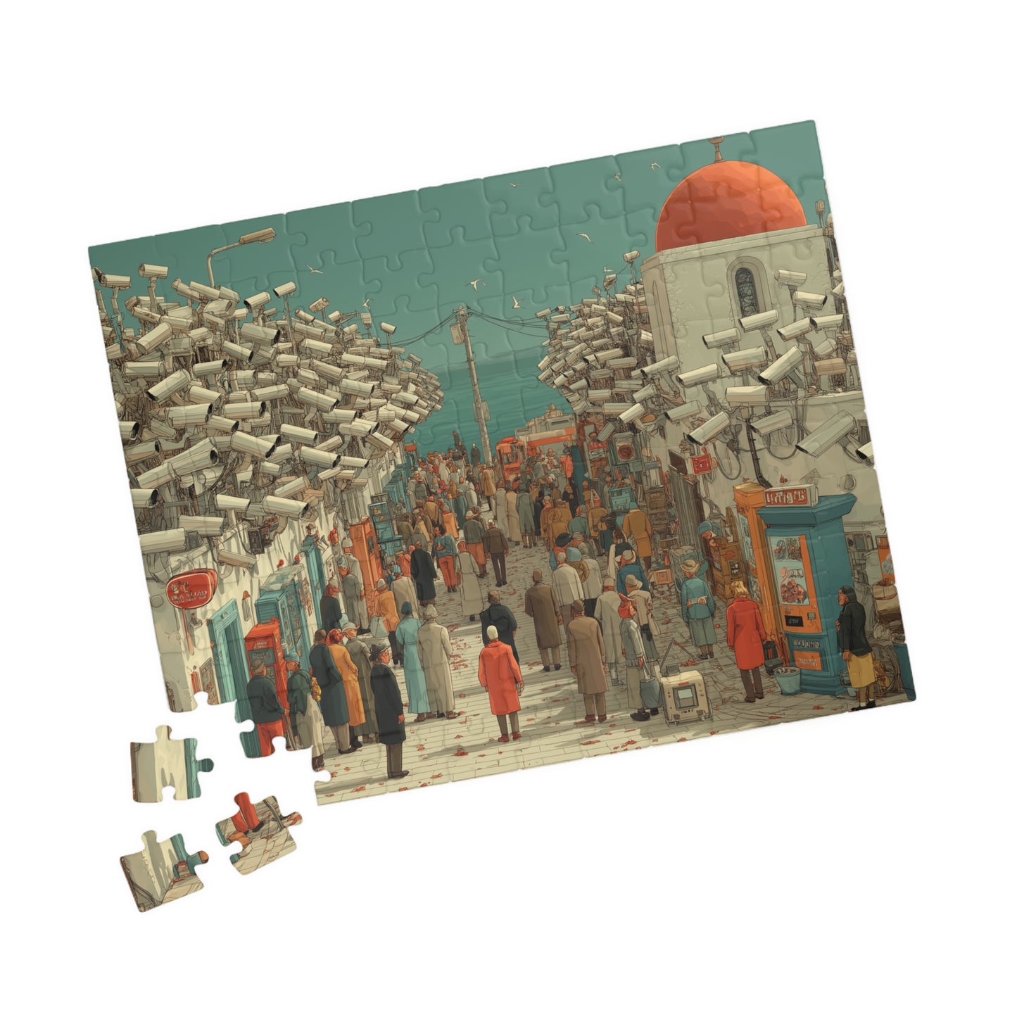 Say Cheese or Else, Crowdsourced Surveillance (Jigsaw Puzzle)