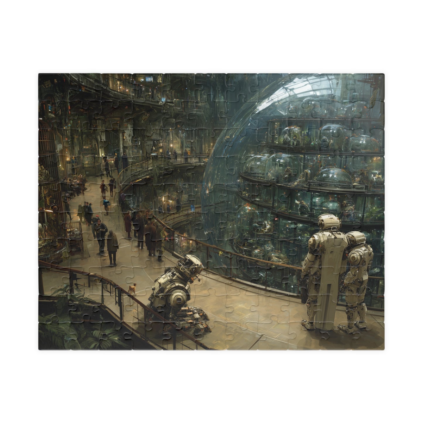 Glass Gardens of Tomorrow, Curators of the Forgotten Wild (Jigsaw Puzzle)