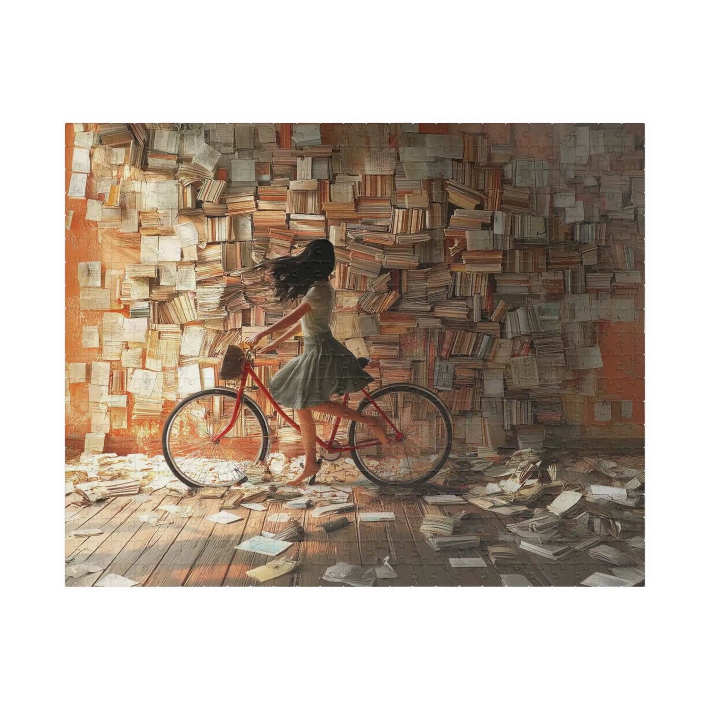The Scholar's Escape, Wall of Books (Jigsaw Puzzle)