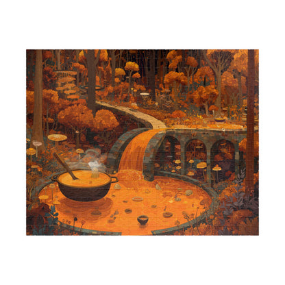Pumpkin Flavored Forest, The Autumn Kitchen (Jigsaw Puzzle)