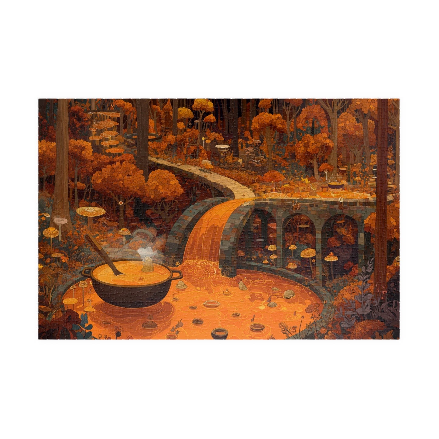 Pumpkin Flavored Forest, The Autumn Kitchen (Jigsaw Puzzle)