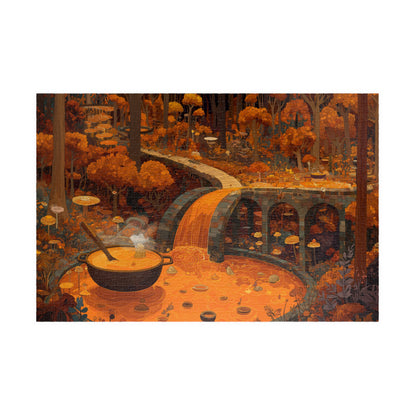 Pumpkin Flavored Forest, The Autumn Kitchen (Jigsaw Puzzle)