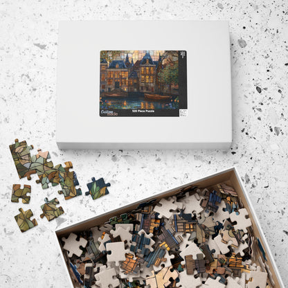 Canal at Dusk, Dutch Dreams (Jigsaw Puzzle)