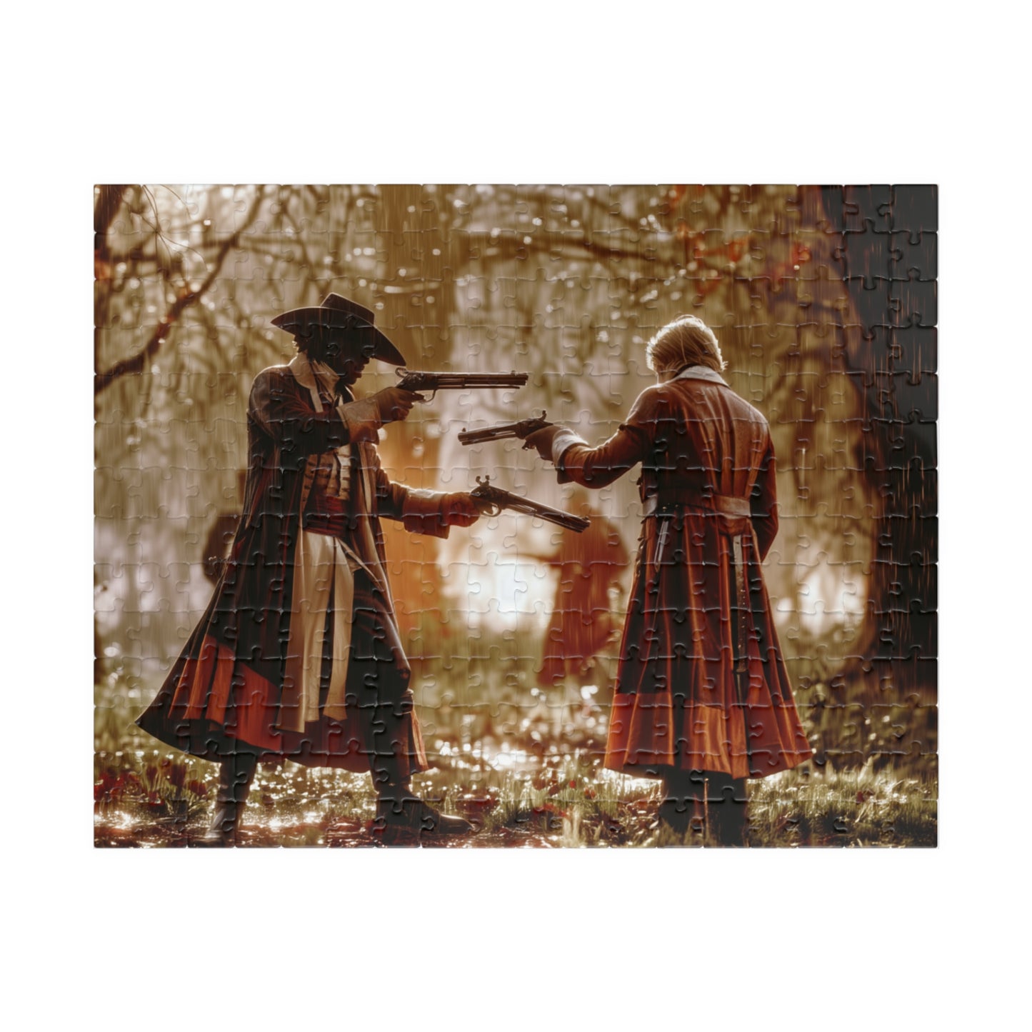 The Duel At Dawn, Gunsmoke and Resolve (Jigsaw Puzzle)