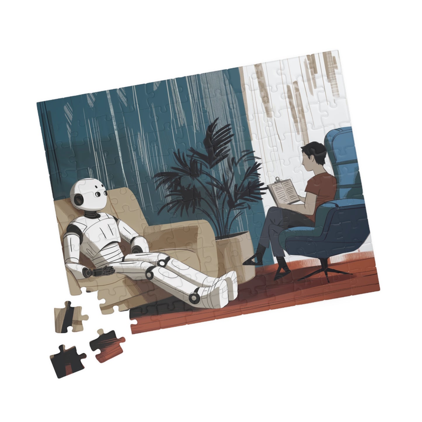 Robot Therapy, Digital Depression (jigsaw puzzle)