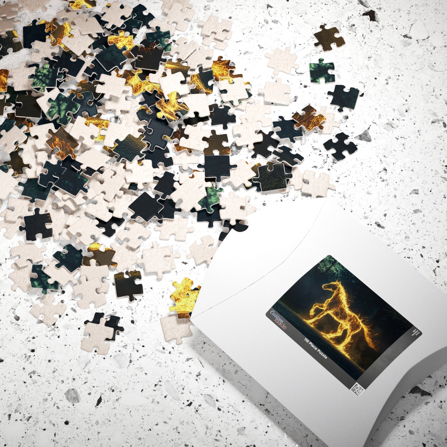 Nightmare, Horse on Fire (Jigsaw Puzzle)