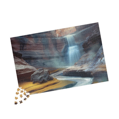 Waterfall on Mars, Gift from the Dirt (Jigsaw Puzzle)