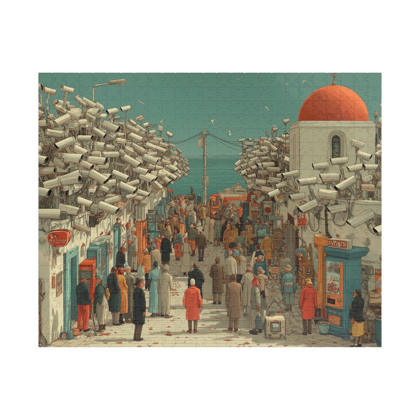 Say Cheese or Else, Crowdsourced Surveillance (Jigsaw Puzzle)