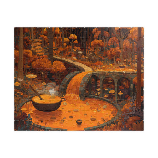 Pumpkin Flavored Forest, The Autumn Kitchen (Jigsaw Puzzle)