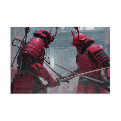 CyberShogun Showdown, Robotic Swordfight (Jigsaw Puzzle)