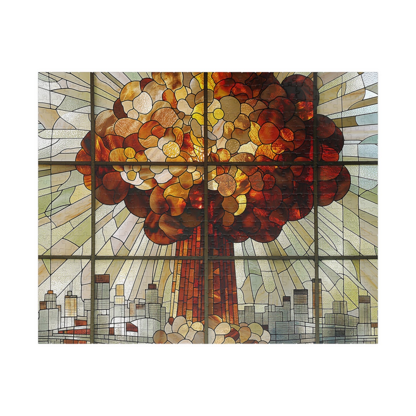 Glass Apocalypse, Stained Blast (Jigsaw Puzzle)