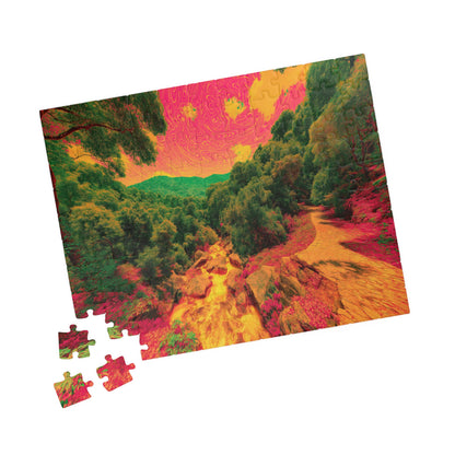 Chromatic Wilderness, Psychedelic Forest Dream (Jigsaw Puzzle)