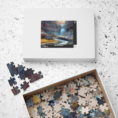 Waterfall on Mars, Gift from the Dirt (Jigsaw Puzzle)