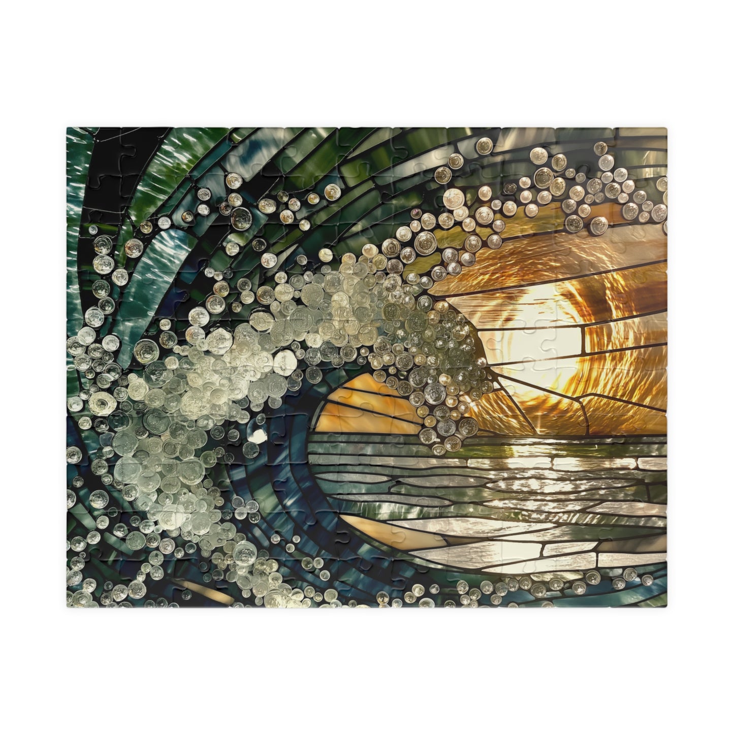 Ephemeral Splash, Frozen in Glass (Jigsaw Puzzle)
