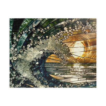 Ephemeral Splash, Frozen in Glass (Jigsaw Puzzle)