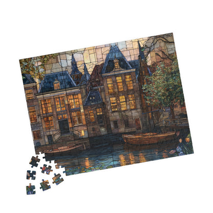 Canal at Dusk, Dutch Dreams (Jigsaw Puzzle)