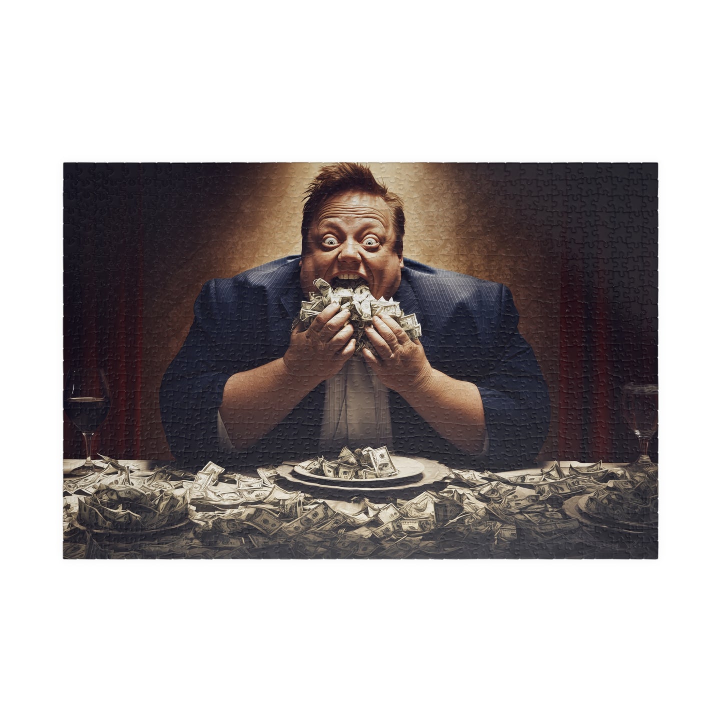 Feast of the Almighty Dollar, The Money Devourer (Jigsaw Puzzle)