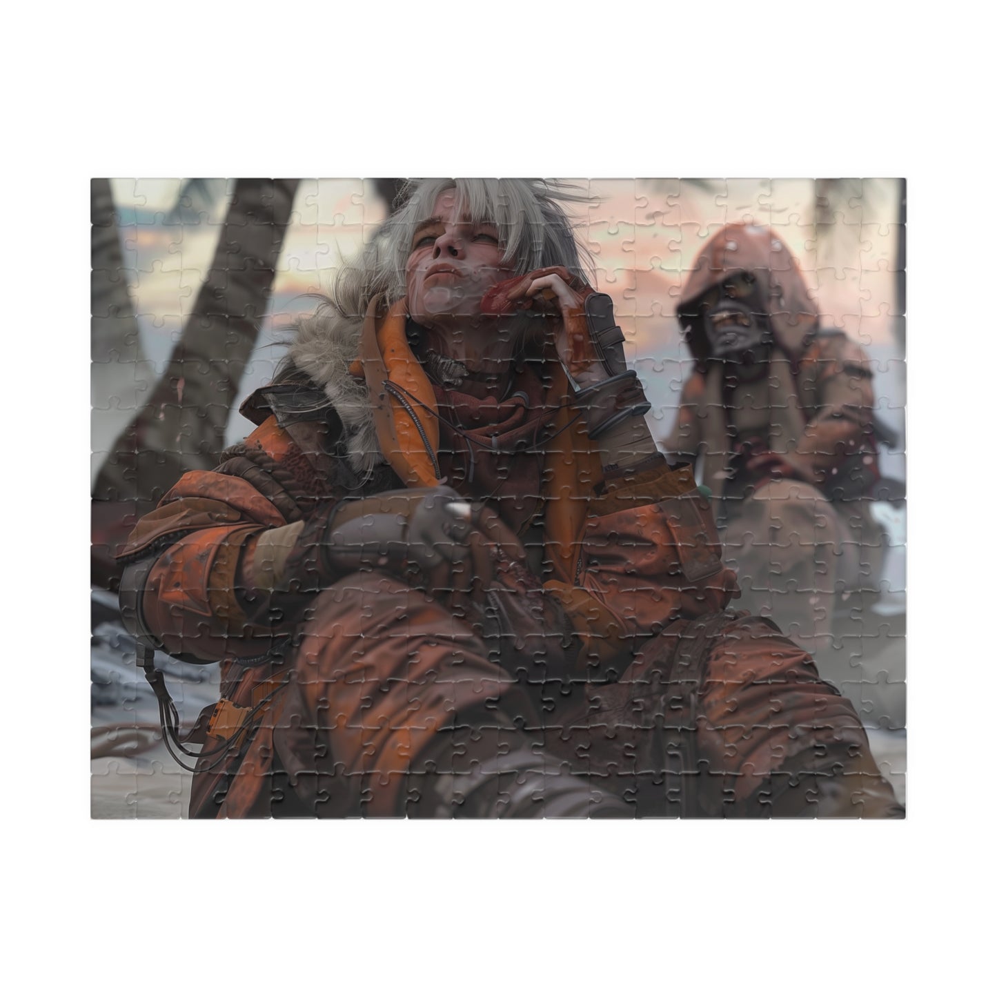 Wasteland Sustenance, A Scavenger's Lunch (Jigsaw Puzzle)