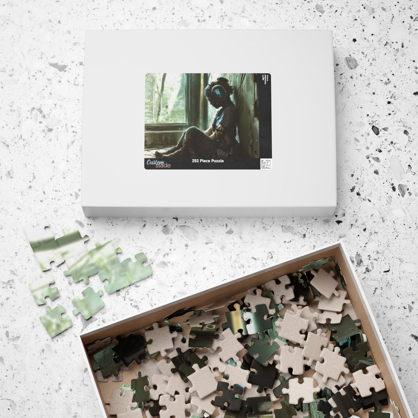 Plugged In, A Dystopian Virtual Connection (jigsaw puzzle)