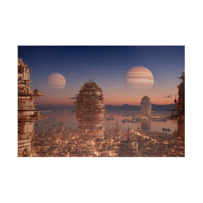 Utopian Orbit, Cosmic City (Jigsaw Puzzle)