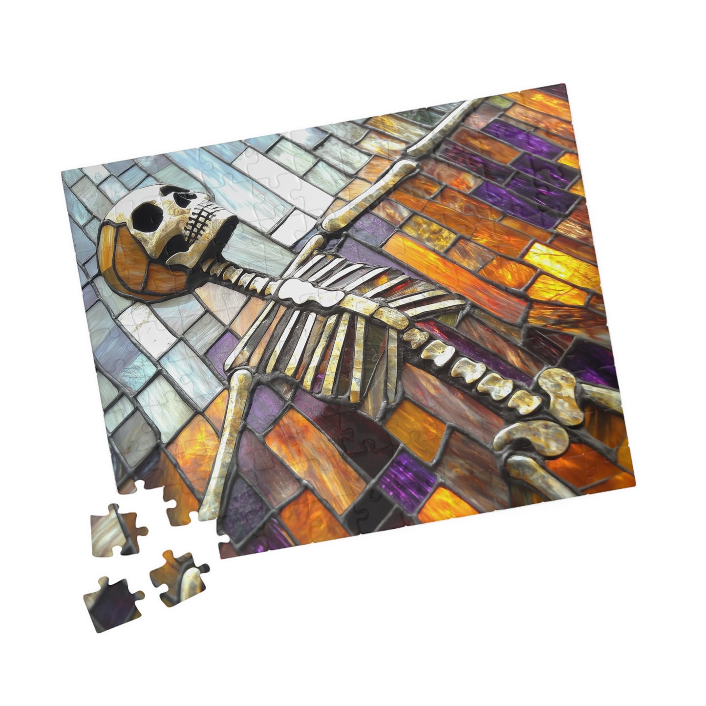Bones of Glass, Mosaic Skeleton (Jigsaw Puzzle)