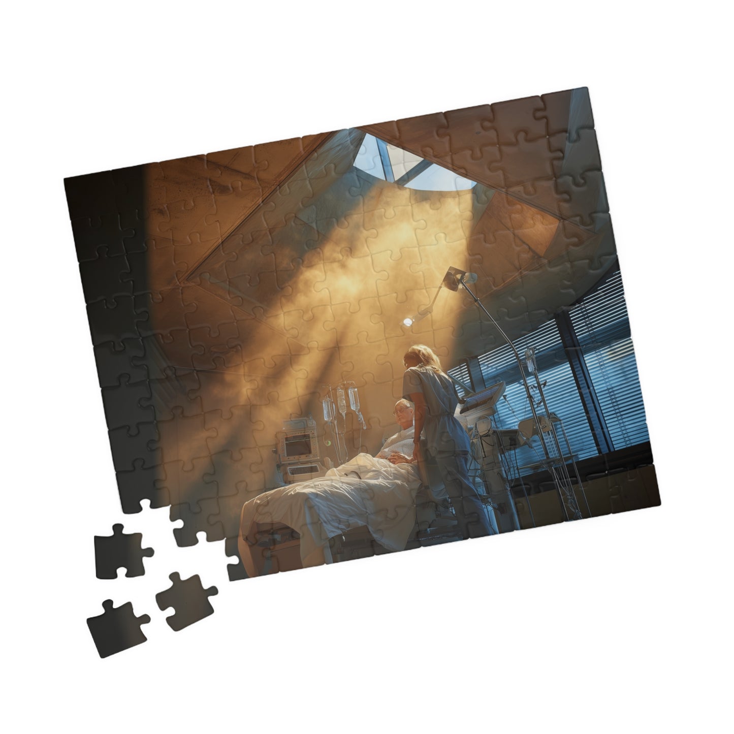 Quiet Heroine, Hope Woven in White (Jigsaw Puzzle)