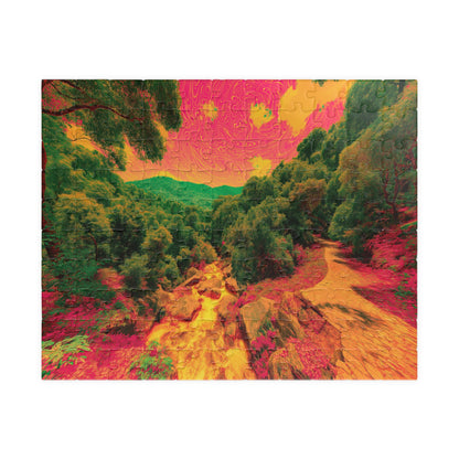 Chromatic Wilderness, Psychedelic Forest Dream (Jigsaw Puzzle)