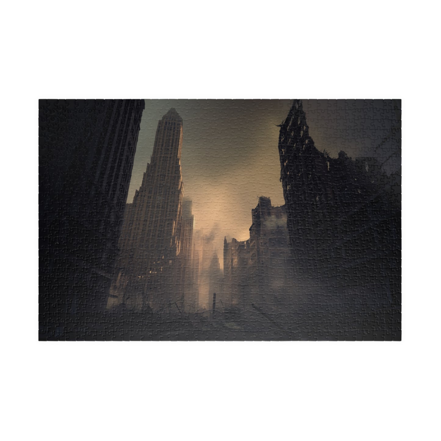 Urban Desolation, The Last Dawn of Metropolis (Jigsaw Puzzle)