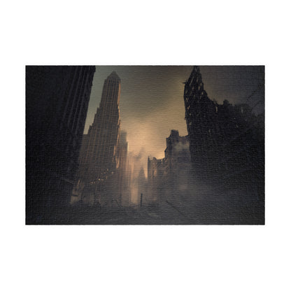 Urban Desolation, The Last Dawn of Metropolis (Jigsaw Puzzle)