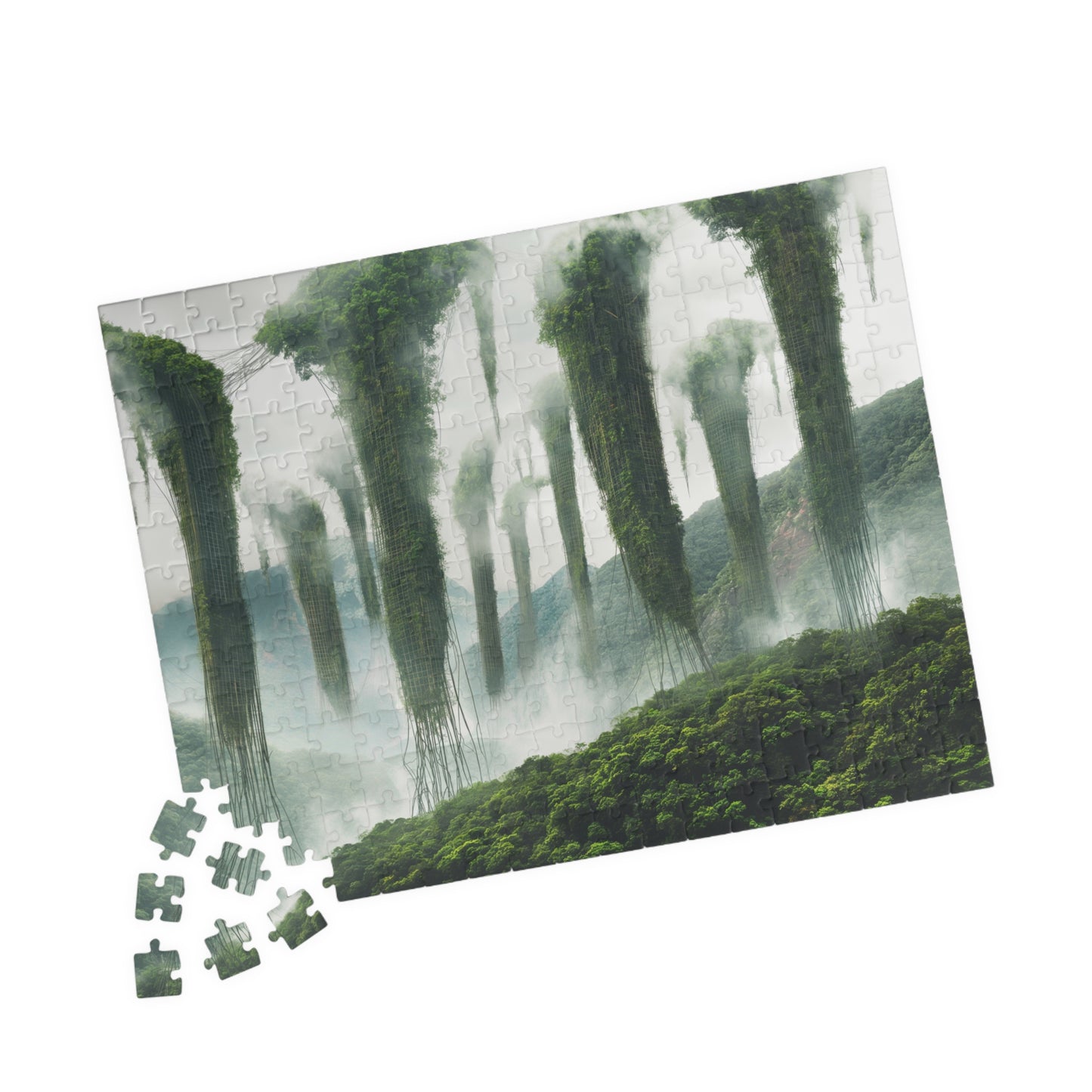 Skybound Canopy, Floating Forest (Jigsaw Puzzle)