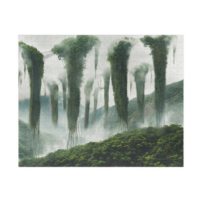 Skybound Canopy, Floating Forest (Jigsaw Puzzle)