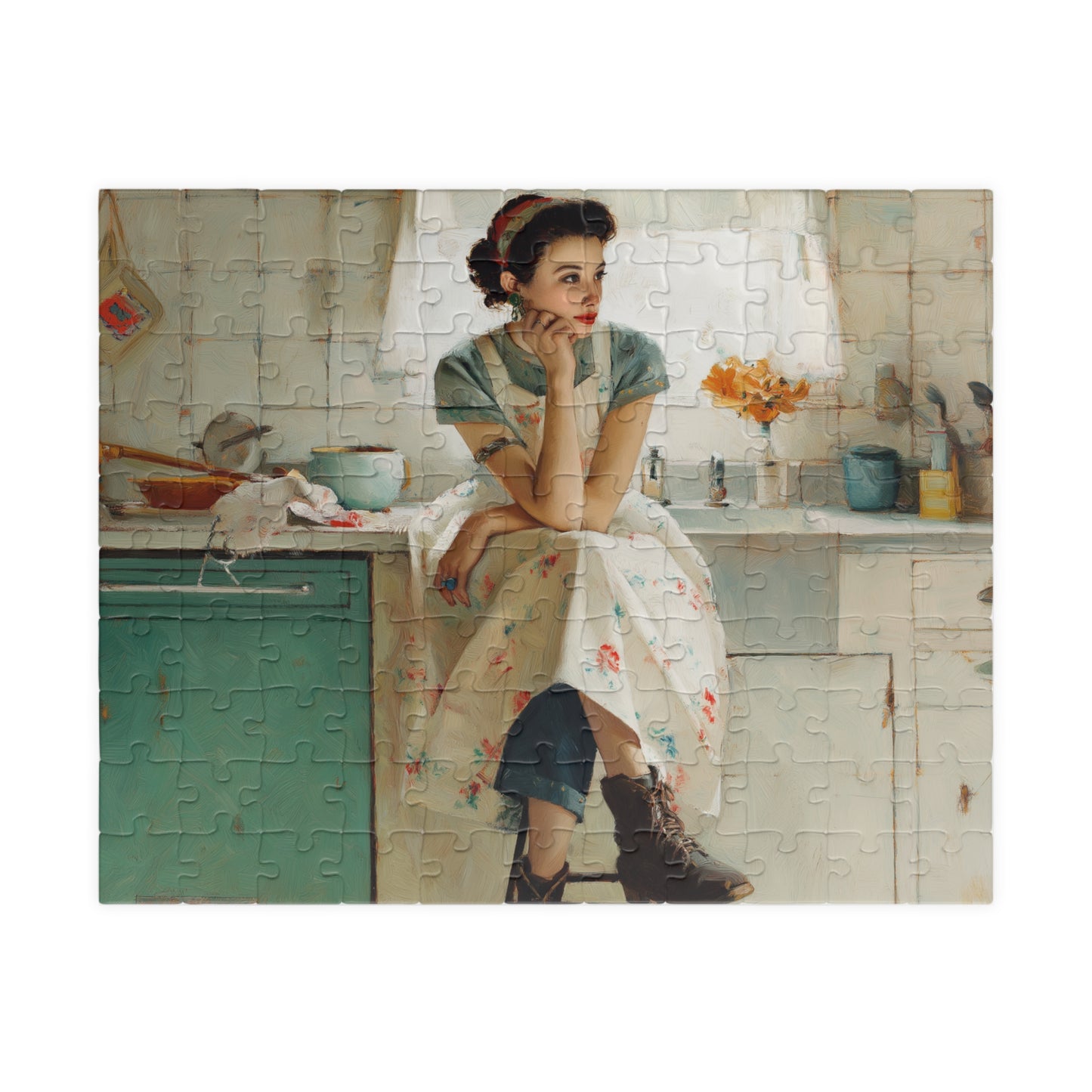 Lipstick and Leather, Good Housekeeping Gone Rogue (Jigsaw Puzzle)