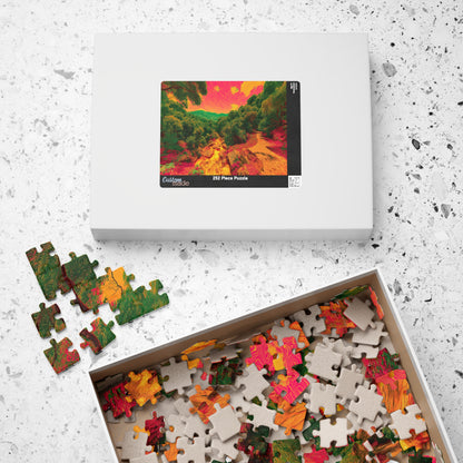 Chromatic Wilderness, Psychedelic Forest Dream (Jigsaw Puzzle)