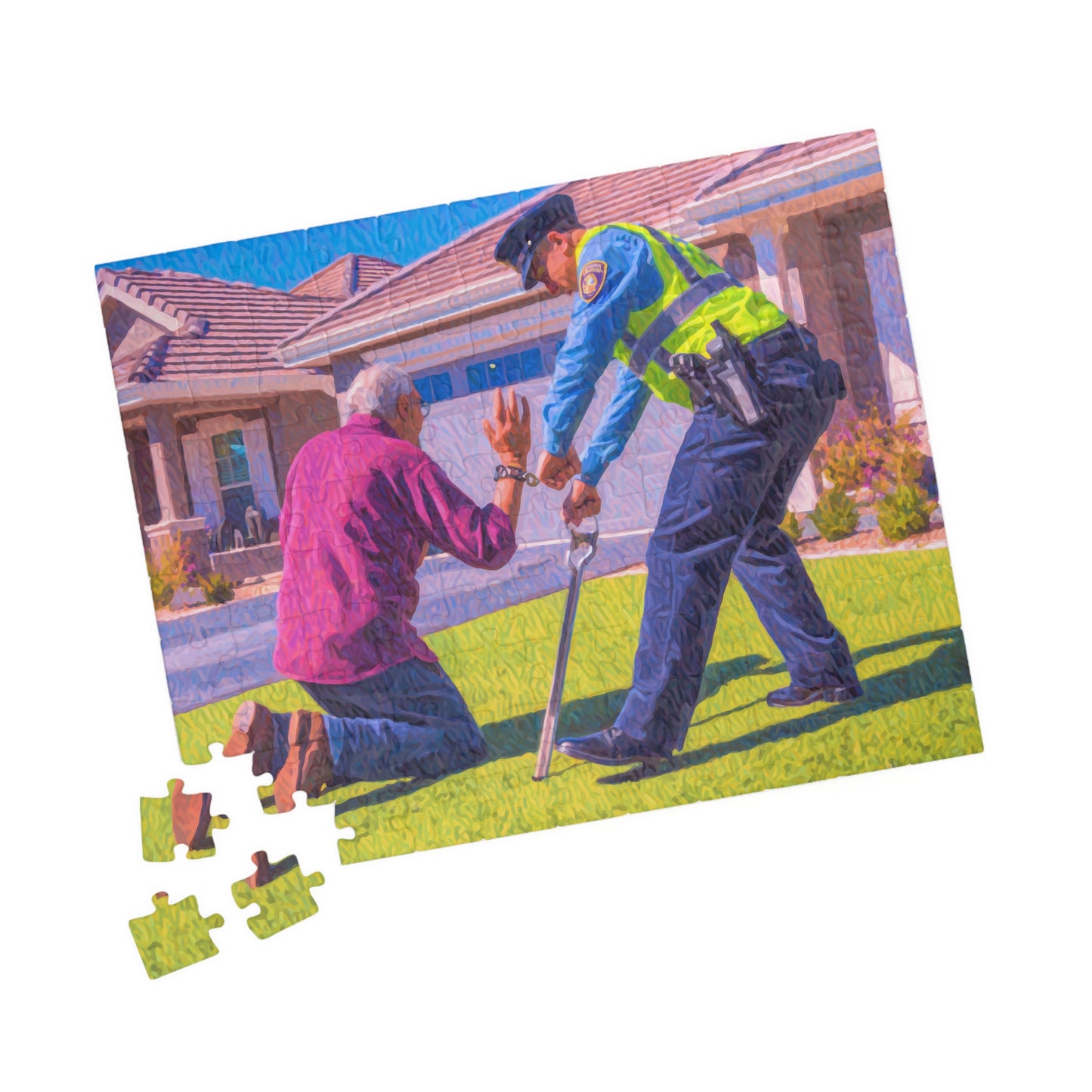 HOA Lawn Order, Suburban Justice (Jigsaw Puzzle)