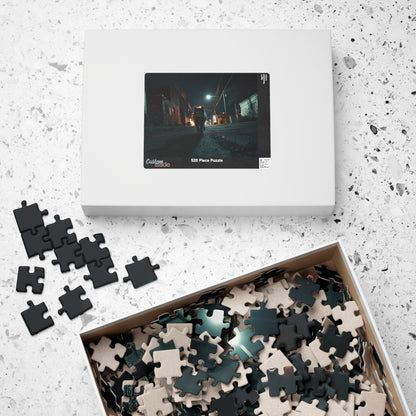 Midnight Prowler, Feline Alley Walk (Jigsaw Puzzle)