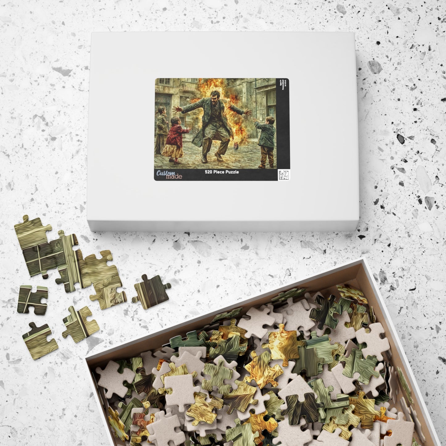 Spontaneous Combustion, A Street Show (Jigsaw Puzzle)