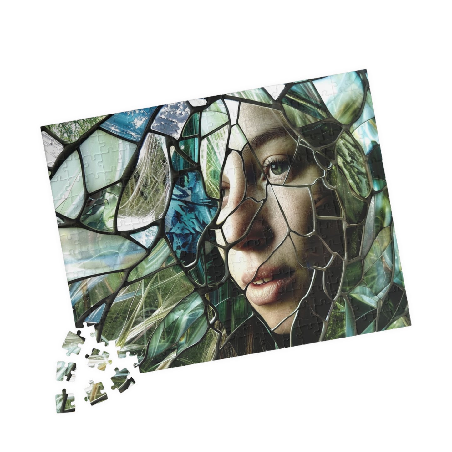 Human in Pieces, Shimmering Flesh (Jigsaw Puzzle)