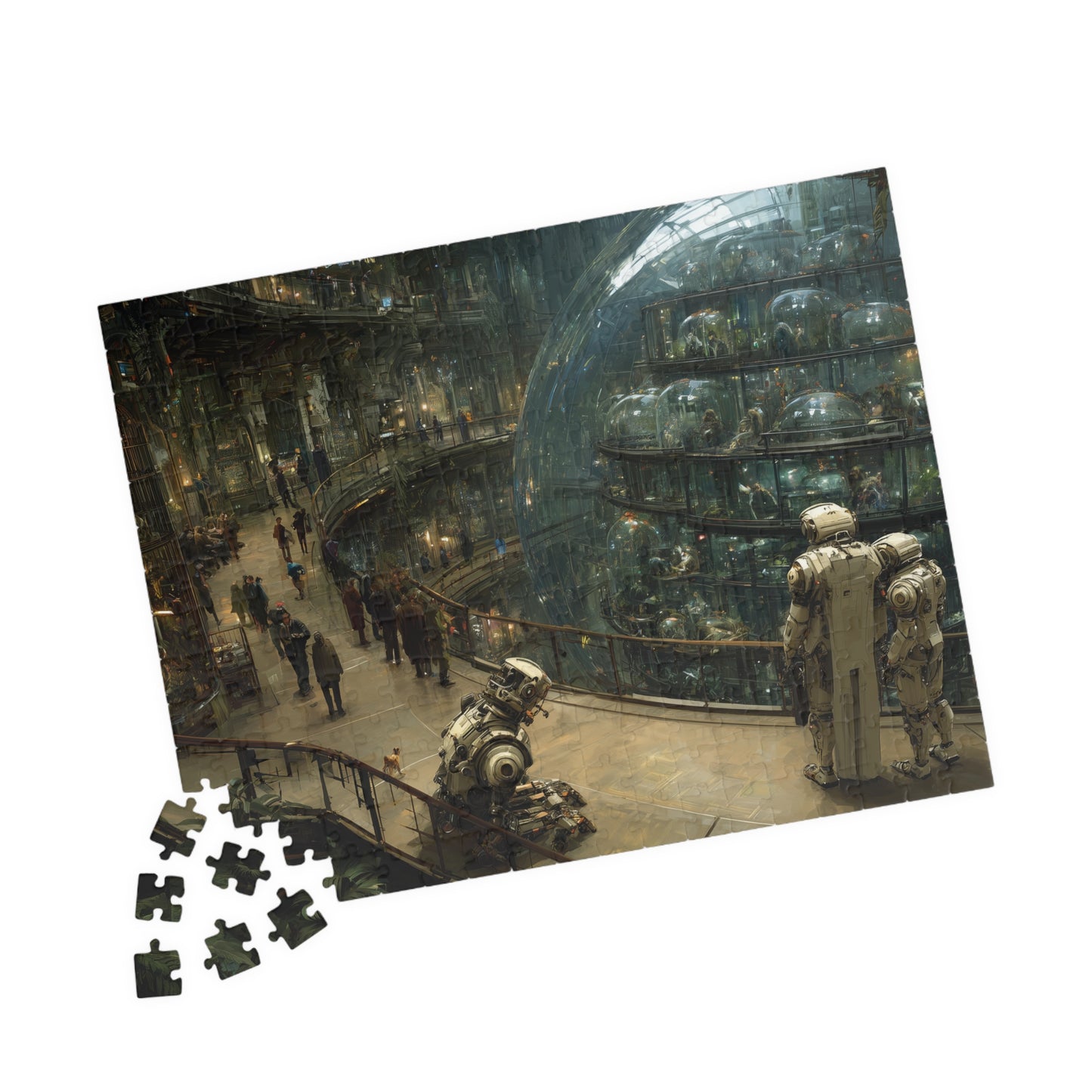 Glass Gardens of Tomorrow, Curators of the Forgotten Wild (Jigsaw Puzzle)