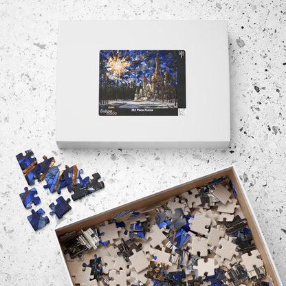 Silent Temple of the North, Frostbound Glory (Jigsaw Puzzle)