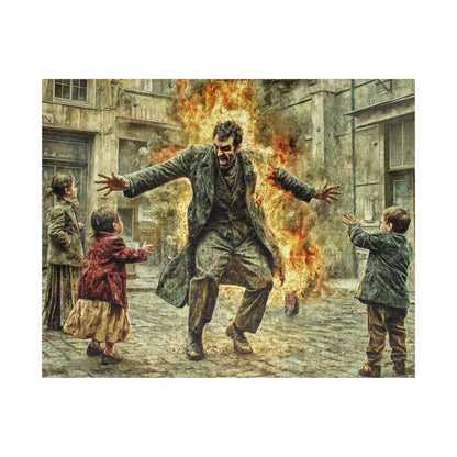 Spontaneous Combustion, A Street Show (Jigsaw Puzzle)